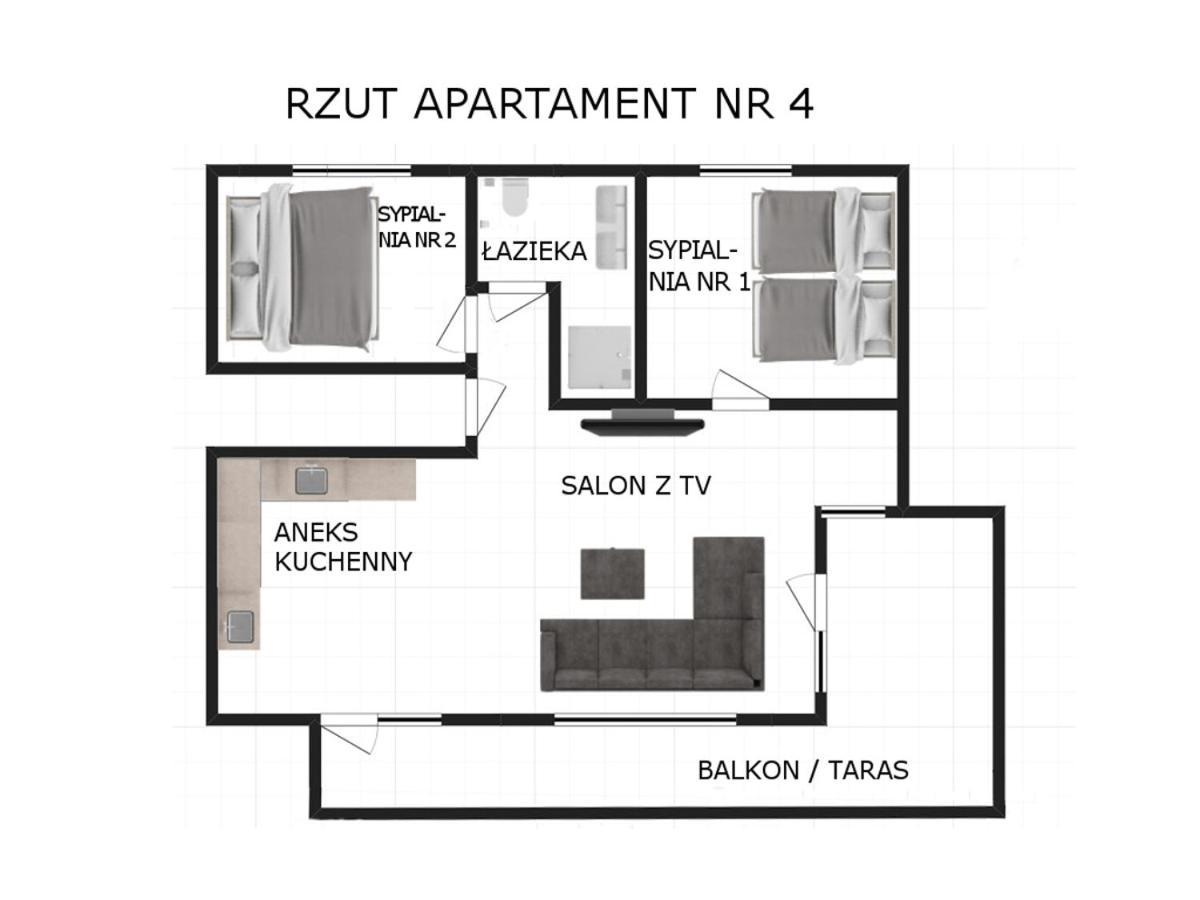 Apartament nr 4 U Miśka z dwoma sypialniami Zakopane Zewnętrze zdjęcie